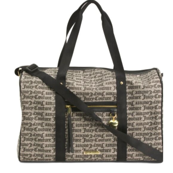 Juicy Couture Glitter Sport Logo Overnighter Bag - Picture 2 of 8